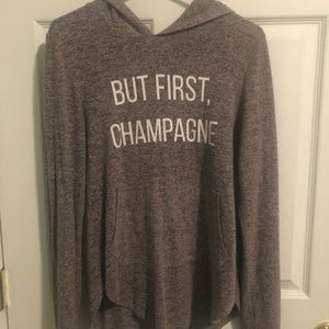 But first...Champange!